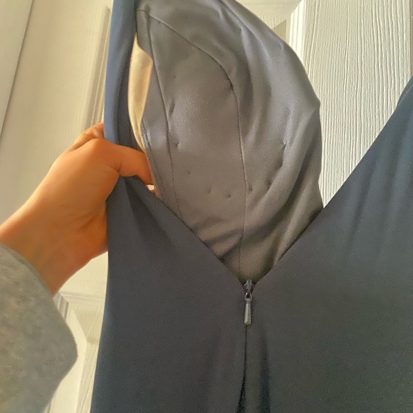 jovani v neck with train dress - Picture 9 of 12